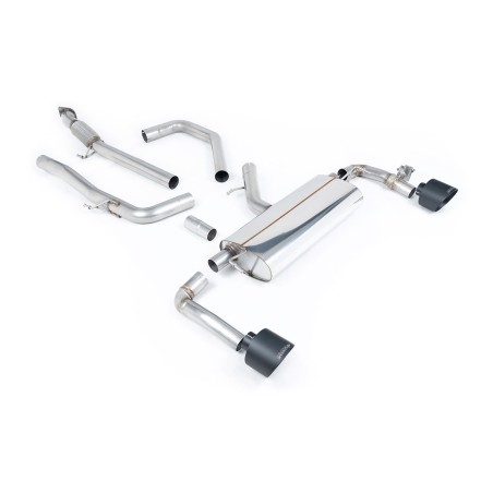 Ligne d'échappement Catback MILLTEK Hyundai i30 N Performance 2.0 T-GDi 280ch -Facelift - FAP (2021+) - sorties noires (Race)