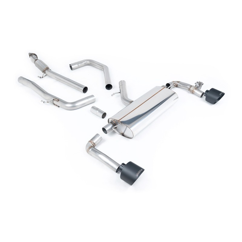 Ligne d'échappement Catback MILLTEK Hyundai i30 N Performance 2.0 T-GDi 280ch -Facelift - FAP (2021+) - sorties noires (Race)
