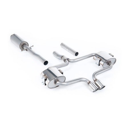 Ligne d'échappement Catback MILLTEK Mini Mk1 R52 Cooper S Cabriolet (2004-2008) (ECE)