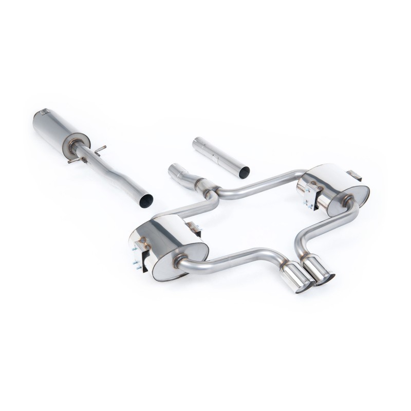 Ligne d'échappement Catback MILLTEK Mini Mk1 R52 Cooper S Cabriolet (2004-2008) (ECE)