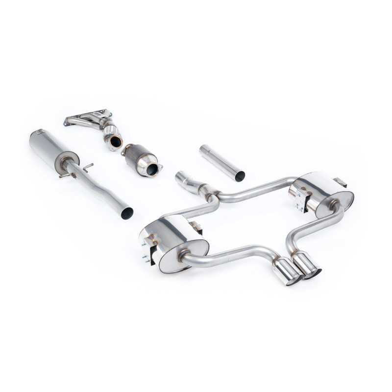 Ligne d'échappement Complète MILLTEK Mini Mk1 R52 Cooper S Cabriolet (2004-2008) (Race)