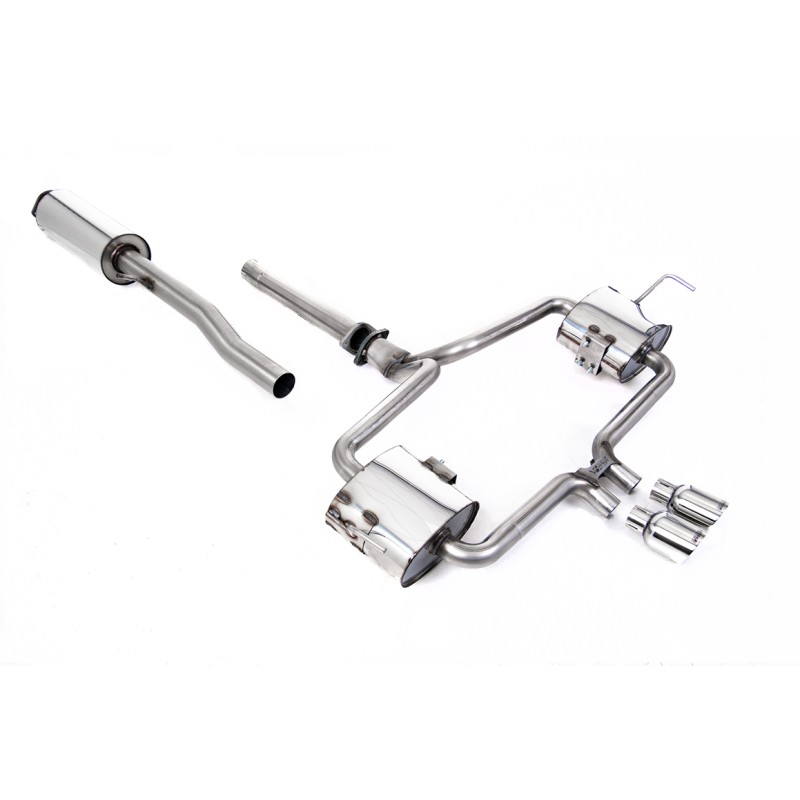 Ligne d'échappement Catback MILLTEK Mini Mk1 R53 Cooper S (2002-2006) (ECE)