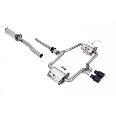Ligne d'échappement Catback MILLTEK Mini Mk1 R53 Cooper S (2002-2006) - sorties noires (ECE)