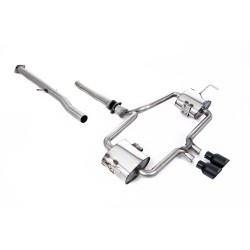 Ligne d'échappement Catback MILLTEK Mini Mk1 R53 Cooper S (2002-2006) - sorties noires (Race)