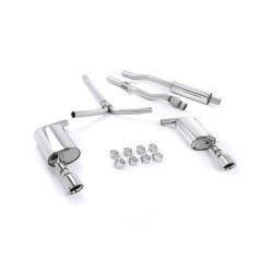 Ligne d'échappement Catback MILLTEK Mini Mk2 R55 Cooper S Clubman 1.6i Turbo (2007-2014) - Résonnée (Race)