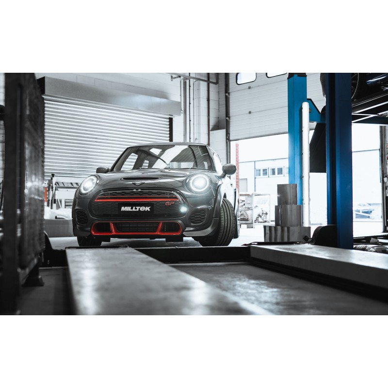 Ligne d'échappement FAP Back MILLTEK Mini JCW & GP3 2.0T (2020+) - sorties carbone (Race) - vue 3