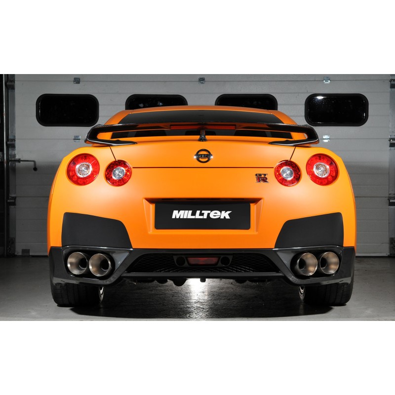 Ligne d'échappement RACE MILLTEK Nissan GT-R R35 (2009-2015) - Non résonnée sans primaire (Race) - vue 3