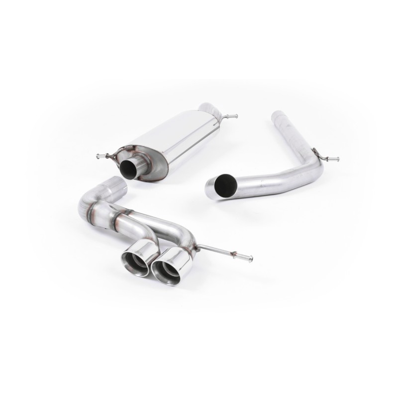 Ligne d'échappement Catback MILLTEK Seat Ibiza Cupra / Bocanegra 1.4 TSI 180ch (2009-2015) (Race)