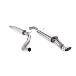 Ligne d'échappement Catback MILLTEK Seat Ibiza Cupra 1.8 20VT 180ch (2004-2007) - Résonnée (Race)