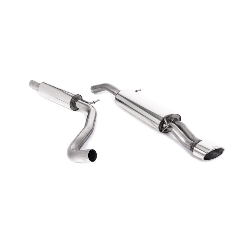 Ligne d'échappement Catback MILLTEK Seat Ibiza Cupra 1.8 20VT 180ch (2004-2007) - Résonnée (Race)