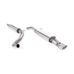Ligne d'échappement Catback MILLTEK Seat Ibiza FR 1.8 20VT (2004-2008) - Résonnée (Race)