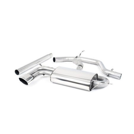 Ligne d'échappement Catback MILLTEK Seat Leon 2.0 TDI 140ch (2004-2012) - sorties ovales (Race)