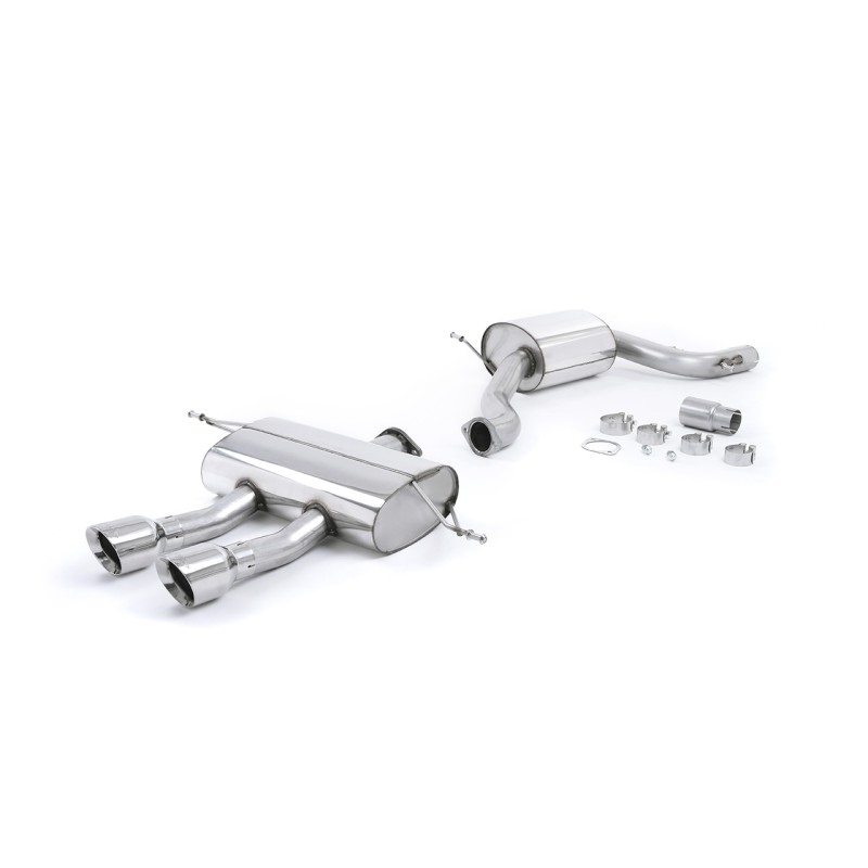 Ligne d'échappement Catback MILLTEK Seat Leon Cupra R 2.0 TSI 265ch (2010-2012) (ECE)