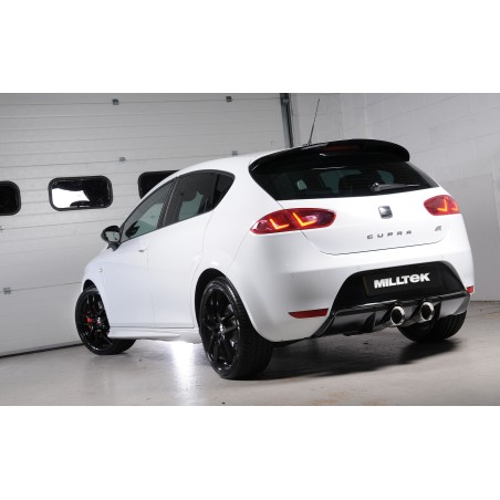 Ligne d'échappement Catback MILLTEK Seat Leon Cupra R 2.0 TSI 265ch (2010-2012) (ECE) - vue 3