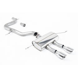 Ligne d'échappement Catback MILLTEK Seat Leon Cupra R 2.0 TSI 265ch (2010-2012) (Race)