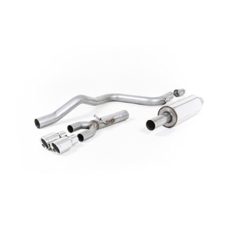 Ligne d'échappement Catback MILLTEK Seat Leon FR 2.0 TDI 150 SC/5 Portes Boite Manu/DSG (2013-2020) (ECE)