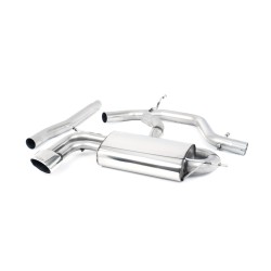Ligne d'échappement FAP Back MILLTEK Seat Leon FR 2.0 TDi 170ch DPF (2005-2013) - 2 sorties ovales (Race)