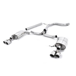 Ligne d'échappement Catback MILLTEK Seat Leon ST Cupra 280 & 290 2.0 TSI 280/290ch -Sans FAP (2015-2019) - 4 sorties GT (Race)
