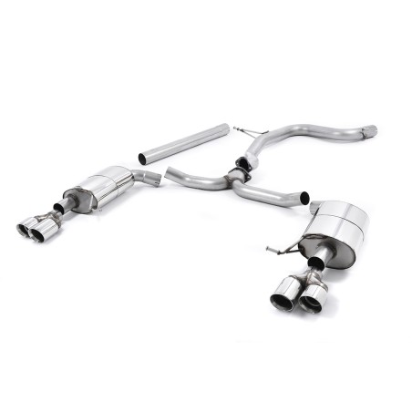 Ligne d'échappement Catback MILLTEK Seat Leon ST Cupra 280 & 290 2.0 TSI 280/290ch -Sans FAP (2015-2019) - 4 sorties GT (Race)
