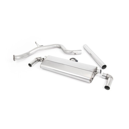 Ligne inox Catback MILLTEK Seat Leon Cupra 300 2.0 TSI - Sans FAP (2018-2019) - Non résonnée sans primaire, 4 sorties GT (Race)