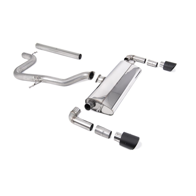 Ligne d'échappement Catback MILLTEK Seat Leon Cupra R 310ch (2018-2020) - sorties carbone (Race)