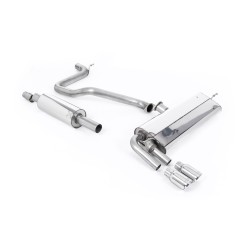 Ligne d'échappement Catback MILLTEK Seat Leon FR 1.4 TSI SC & 5 Portes (2013-2018) (Race)