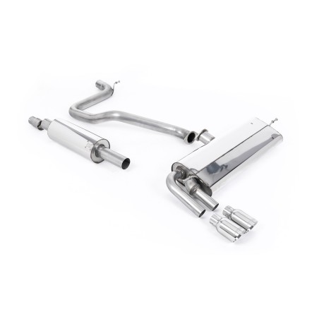 Ligne d'échappement Catback MILLTEK Seat Leon FR 1.4 TSI SC & 5 Portes (2013-2018) (Race)