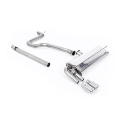 Ligne d'échappement Catback MILLTEK Seat Leon FR 1.4 TSI SC & 5 Portes (2013-2018) - Non résonnée sans primaire (Race)