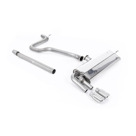 Ligne d'échappement Catback MILLTEK Seat Leon FR 1.4 TSI SC & 5 Portes (2013-2018) - Non résonnée sans primaire (Race)