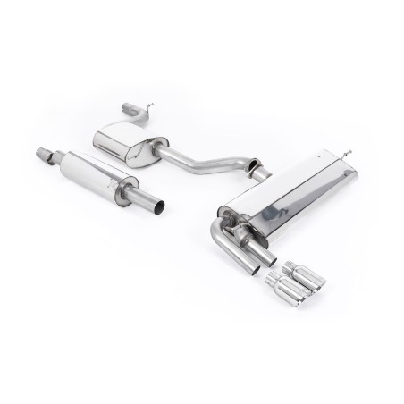 Ligne d'échappement Catback MILLTEK Seat Leon FR 1.8 TSI 180ch SC & 5 Portes (2013-2018) - Résonnée (Race)