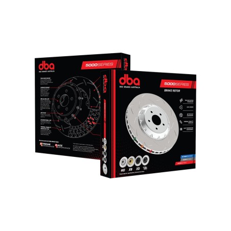 Kit de freinage avant DBA 5000 Series T3 rainuré bol argent + plaquettes Xtreme Performance AUDI S3 8Y 310ch (2020+)