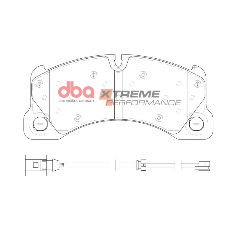 Kit de freinage avant DBA 4000 Series T3 + plaquettes Xtreme Performance Porsche Cayenne 958 (92A) 382/400/440 ch (2010-2017)