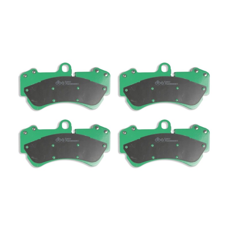 Kit de freinage avant DBA Street Series T2 rainuré + plaquettes Street Performance Porsche Cayenne 955 / 957 (9PA) (2004-2010)