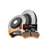 Kit de freinage avant DBA 4000 Series T3 + plaquettes Xtreme Performance Porsche Cayenne 955 / 957 (9PA) 450 ch (2003-2010)