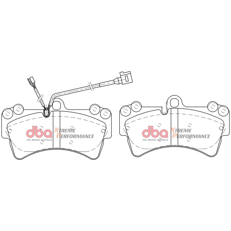 Kit de freinage avant DBA 4000 Series T3 + plaquettes Xtreme Performance Porsche Cayenne 955 / 957 (9PA) 450 ch (2003-2010)