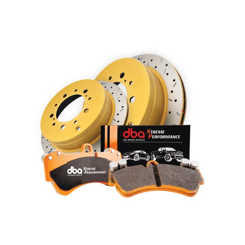 Kit de freinage avant DBA 4000 Series XS + plaquettes Xtreme Performance Porsche Cayenne 955 / 957 (9PA) 450 ch (2003-2010)