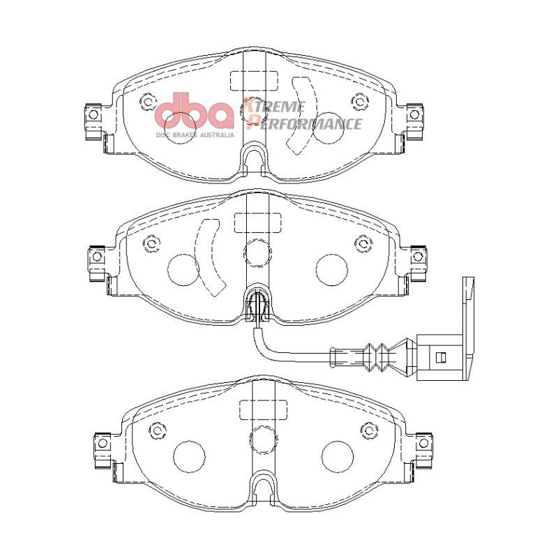 Kit de freinage avant DBA 4000 Series T3 rainuré + plaquettes Xtreme Performance Cupra Formentor 150/242/310 ch (2020+)