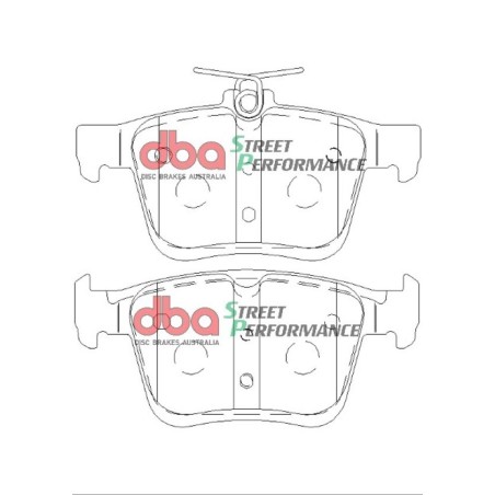 Kit de freinage arrière DBA Street Series lisse + plaquettes Street Performance Cupra Ateca 150/190/296 ch (2018+)