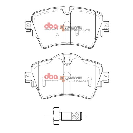 Kit de freinage avant DBA 4000 Series T3 + plaquettes Xtreme Performance Mini Cooper S F55 / F56 Cooper SD / Cooper S (2014+)