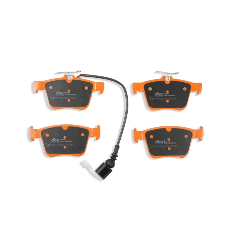 Kit de freinage arrière DBA 4000 Series T3 rainuré + plaquettes Xtreme Performance Audi RS Q3 F3 400 ch (2019+)
