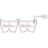 Kit de freinage avant DBA 5000 Series T3 bol argent + plaquettes Xtreme Performance Audi RS Q3 8U 310/340/367 ch (2013-2018)