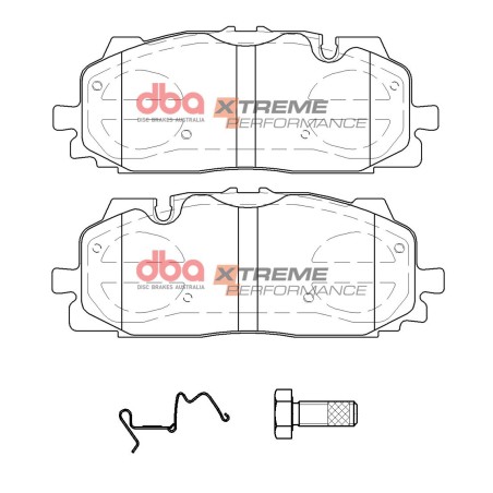 Kit de freinage arrière DBA 4000 Series T3 rainuré + plaquettes Xtreme Performance Audi SQ7 4M 435 ch (2016+)