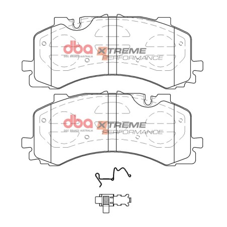 Kit de freinage avant DBA 5000 Series T3 rainuré bol noir + plaquettes Xtreme Performance Audi SQ8 4M 435/507 ch (2019-2024)