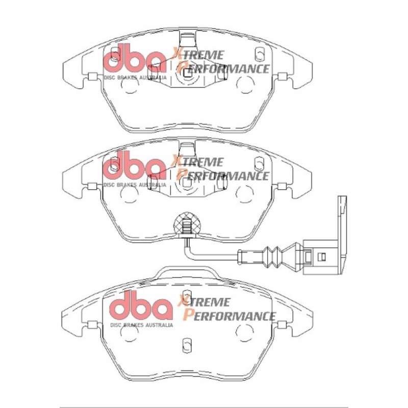 Kit de freinage avant DBA 4000 Series T3 rainuré + plaquettes Xtreme Performance Seat Ibiza Cupra 6P 192 ch (2015-2017)