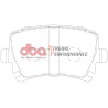 Kit de freinage arrière DBA 4000 Series T3 rainuré + plaquettes Xtreme Performance Seat Leon Cupra 1P 240/265 ch (2006-2013)