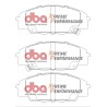 Kit de freinage avant DBA 4000 Series T3 rainuré + plaquettes Xtreme Performance Honda Civic Type R EP3 200 ch (2001-2007)
