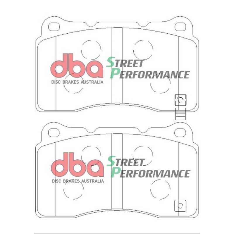 Kit de freinage avant DBA 4000 Series XS percé-rainuré + plaquettes Street Performance Subaru BRZ 200 ch (2013+)