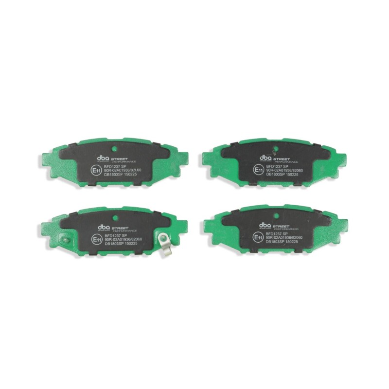 Kit freins arrière DBA Street Series T2 + plaquettes SP Subaru BRZ 200 ch Ø290 mm (2012-2022) - DBA2663S-10-1803SP