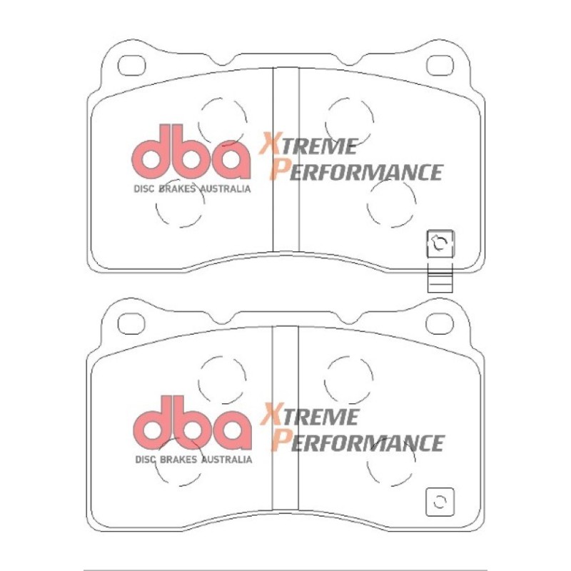 Kit de freinage avant DBA 4000 Series T3 rainuré + plaquettes Xtreme Performance Subaru Impreza WRX / STI (2002-2012)