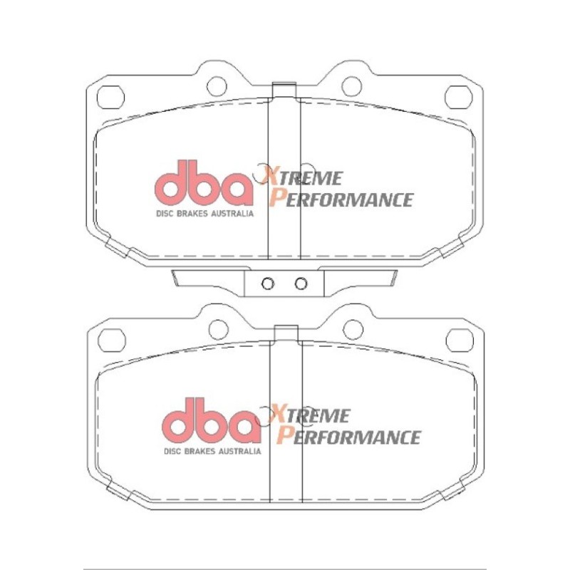 Kit de freinage avant DBA 4000 Series lisse + plaquettes Xtreme Performance Subaru Impreza WRX / STI (2001-2007)